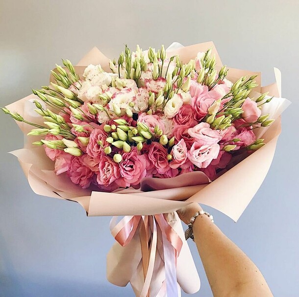 Букет эустом «любовь», артикул F1233040 - 22220 рублей, доставка по городу. Flawery - доставка цветов