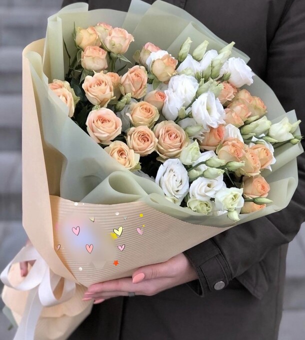 Букет цветов, артикул F1255309 - 4620 рублей, доставка по городу. Flawery - доставка цветов