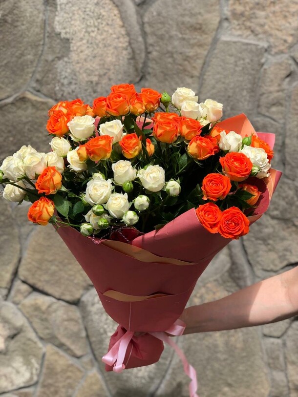 Букет цветов, артикул F1255367 - 4345 рублей, доставка по городу. Flawery - доставка цветов