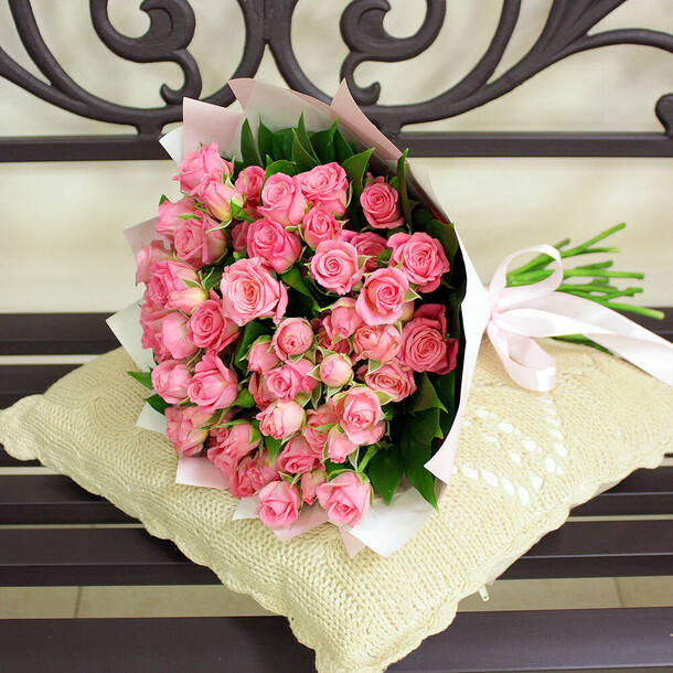 Букет цветов, артикул F1255369 - 5280 рублей, доставка по городу. Flawery - доставка цветов