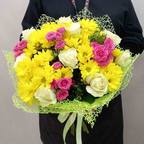 Букет цветов, артикул F1256685 - 7811 рублей, доставка по городу. Flawery - доставка цветов