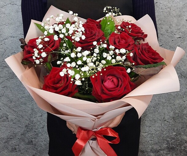 Букет роз, артикул F1265210 - 4840 рублей, доставка по городу. Flawery - доставка цветов