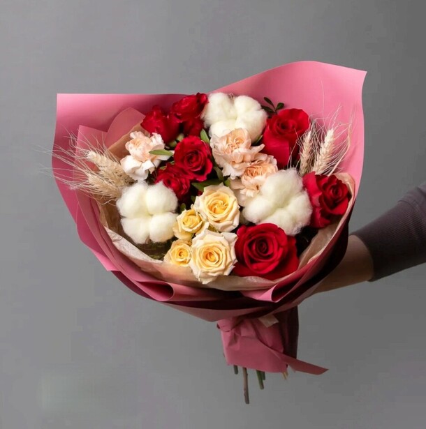 Букет" краски любви ", артикул F1265887 - 5060 рублей, доставка по городу. Flawery - доставка цветов