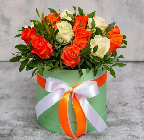 Букет " радость", артикул F1268594 - 7480 рублей, доставка по городу. Flawery - доставка цветов