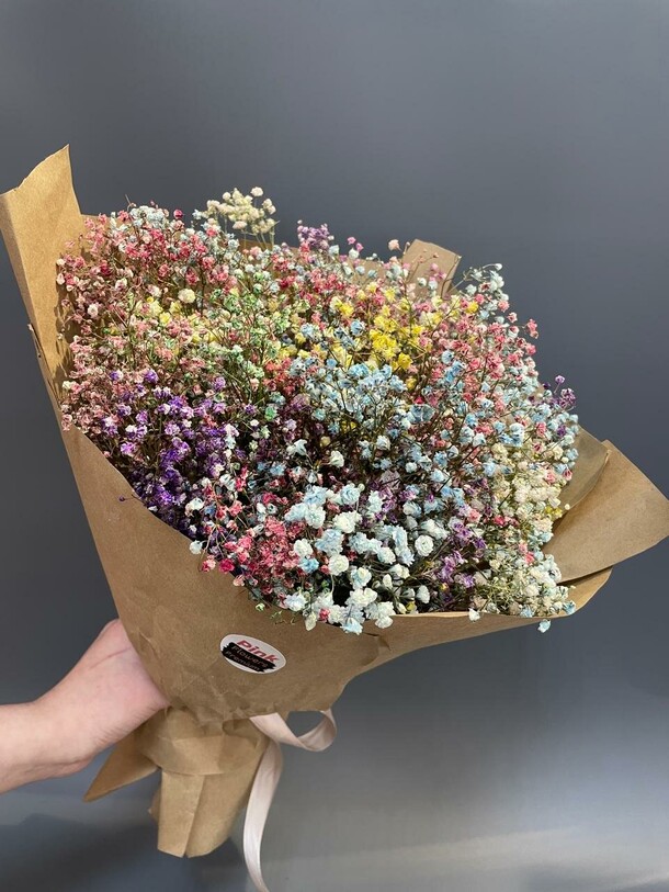 Гипсофила сухоцвет, артикул F1273738 - 3630 рублей, доставка по городу. Flawery - доставка цветов