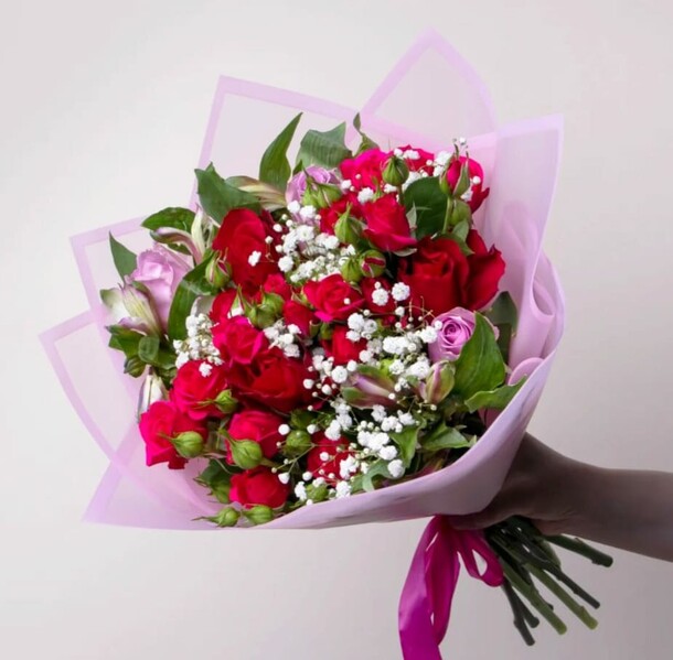 Авторский букет «страсть», артикул F1276406 - 7480 рублей, доставка по городу. Flawery - доставка цветов