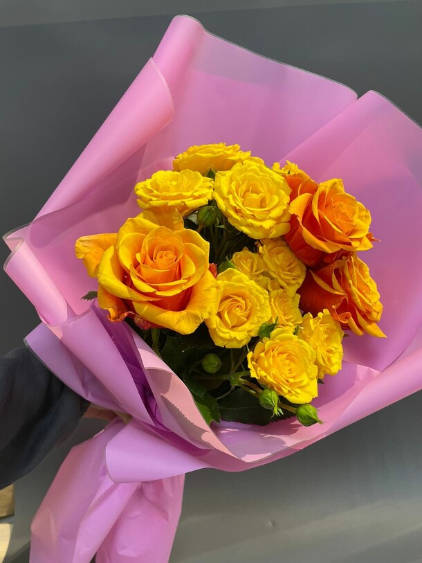 Букет роз, артикул F1282099 - 3630 рублей, доставка по городу. Flawery - доставка цветов