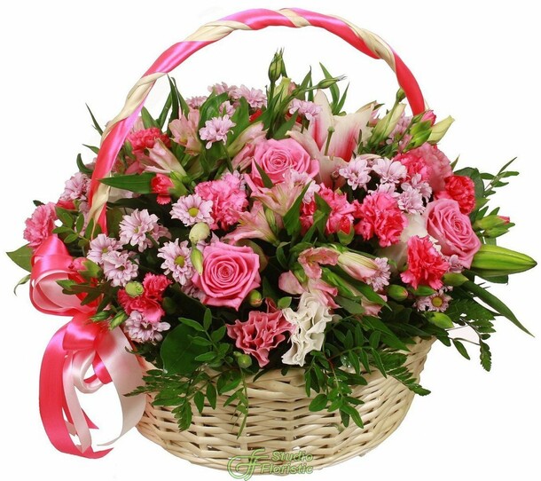Букет в корзине, артикул F1286210 - 14520 рублей, доставка по городу. Flawery - доставка цветов