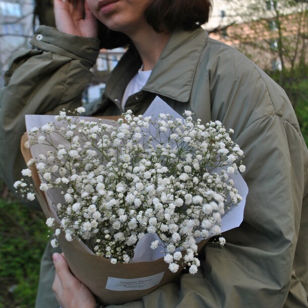 Гипсофила белая, артикул F1233094 - 2079 рублей, доставка по городу. Flawery - доставка цветов