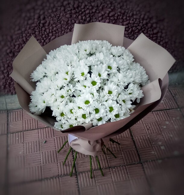 Ромашковое облако, артикул F49954 - 9000 рублей, доставка по городу. Flawery - доставка цветов