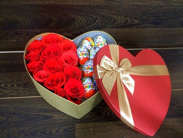 Сердце сладкое наваждение, артикул F57682 - 7613 рублей, доставка по городу. Flawery - доставка цветов