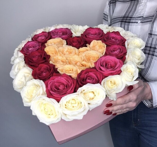 Любовь в кубе ❤️💕, артикул F1167959 - 13500 рублей, доставка по городу. Flawery - доставка цветов