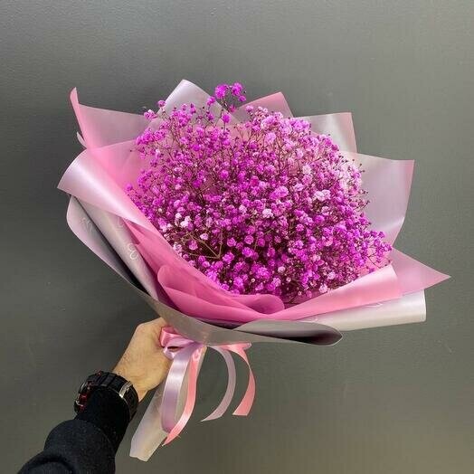 Облачко розовой гипсофилы, артикул F1173570 - 3200 рублей, доставка по городу. Flawery - доставка цветов