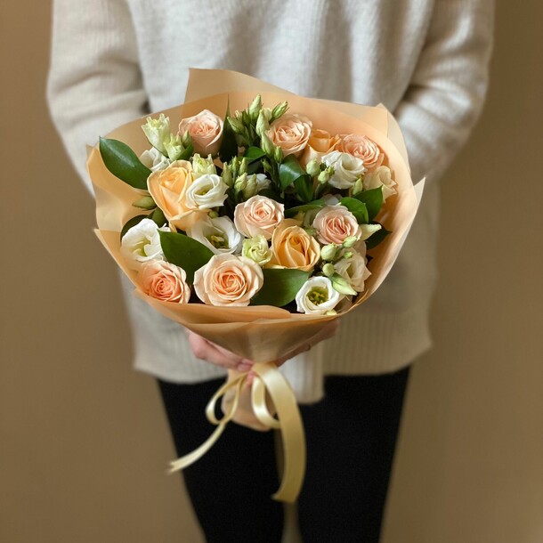 Персик 🍑, артикул F1268377 - 13031 рублей, доставка по городу. Flawery - доставка цветов