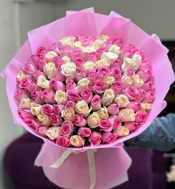 101 желание, артикул F1320036 - 16456 рублей, доставка по городу. Flawery - доставка цветов