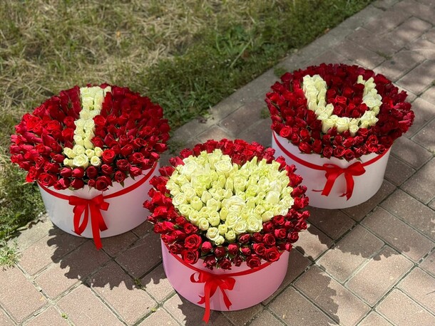 I love you, артикул F1320555 - 81675 рублей, доставка по городу. Flawery - доставка цветов