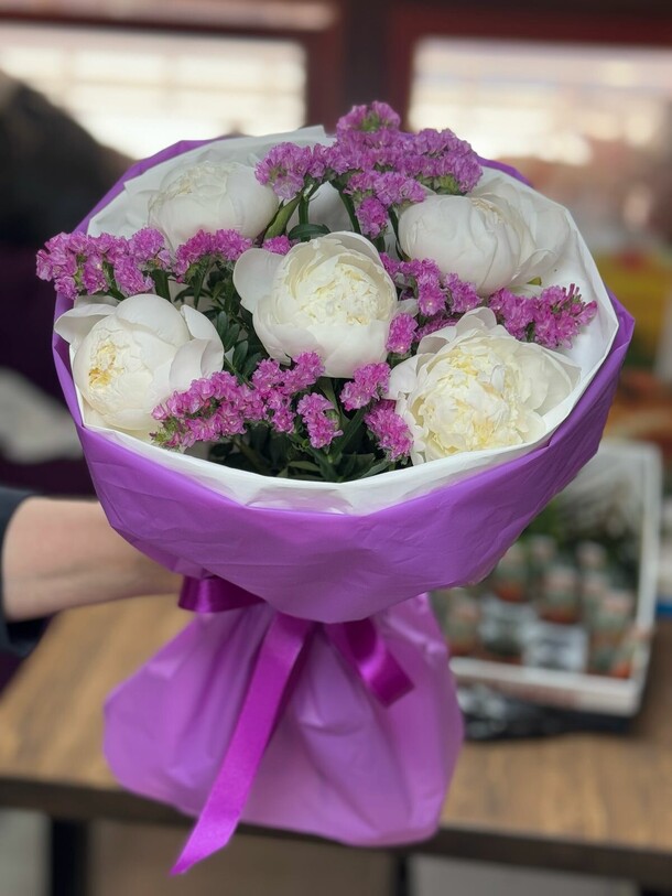 Пиономания, артикул F1402807 - 6650 рублей, доставка по городу. Flawery - доставка цветов