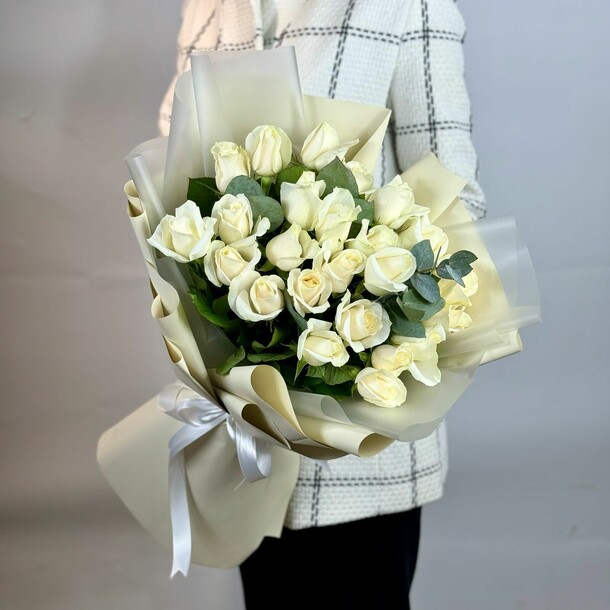 Белая бабочка, артикул F1407136 - 3750 рублей, доставка по городу. Flawery - доставка цветов