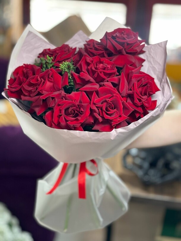 Красный  бархат, артикул F1413733 - 3580 рублей, доставка по городу. Flawery - доставка цветов