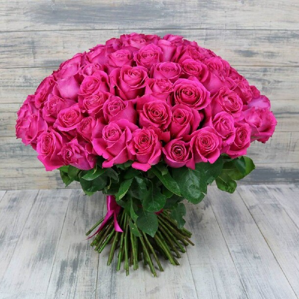 101 розовая роза, артикул F1241113 - 31244 рублей, доставка по городу. Flawery - доставка цветов