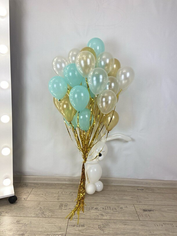 Шары малыши и зайчик, артикул F1452802 - 3240 рублей, доставка по городу. Flawery - доставка цветов