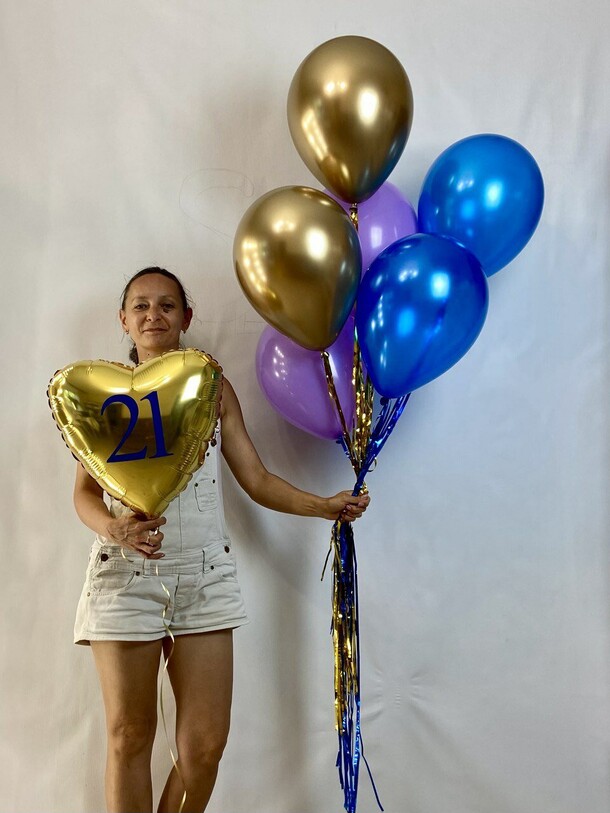 Шары с цифрами, артикул F1452921 - 3500 рублей, доставка по городу. Flawery - доставка цветов