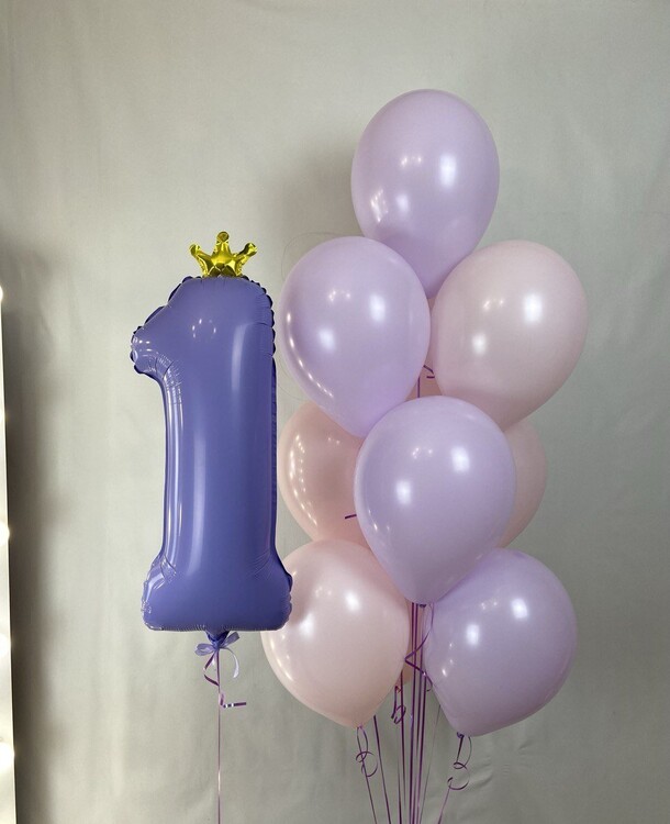 Шары на годик, артикул F1460231 - 4540 рублей, доставка по городу. Flawery - доставка цветов