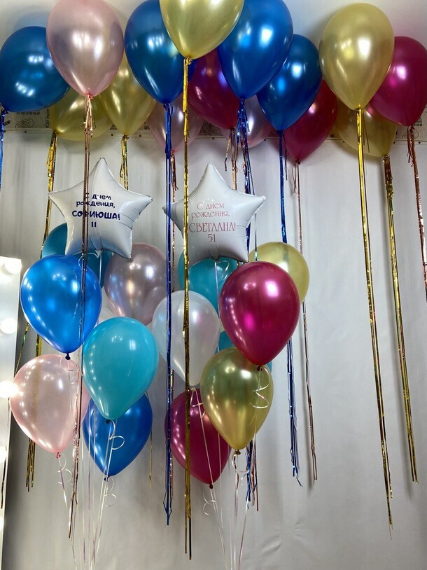 Шары для дочки и мамы, артикул F1460244 - 11100 рублей, доставка по городу. Flawery - доставка цветов