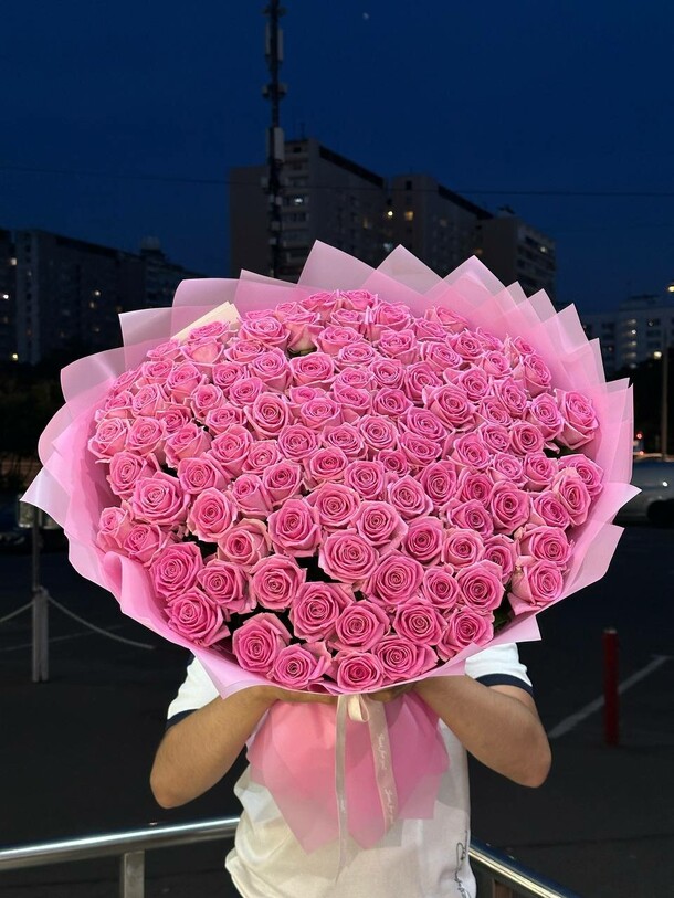 101 роза аква, артикул F1333204 - 38855 рублей, доставка по городу. Flawery - доставка цветов