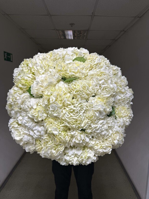 Гортензия белая, артикул F1333222 - 37945 рублей, доставка по городу. Flawery - доставка цветов