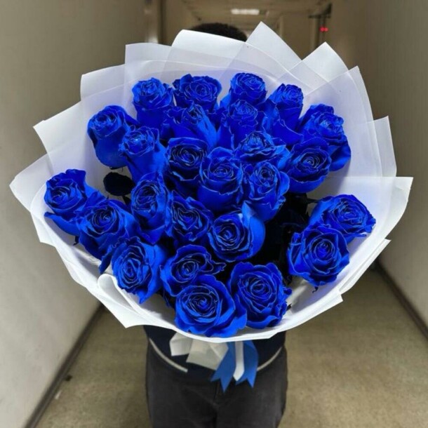 Синяя роза, артикул F1384798 - 24491 рублей, доставка по городу. Flawery - доставка цветов