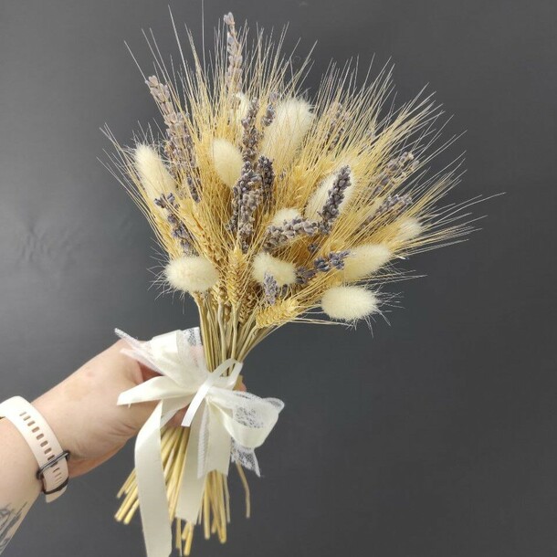 Букет из сухоцветов, артикул F1338394 - 3856 рублей, доставка по городу. Flawery - доставка цветов