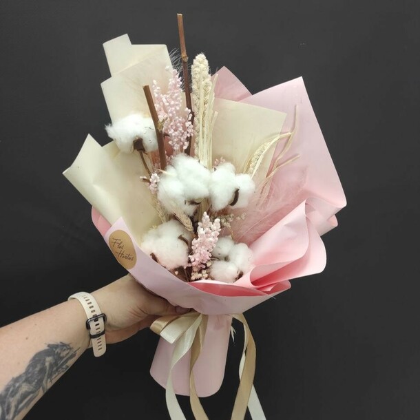 Букет из сухоцветов, артикул F1338429 - 3751 рублей, доставка по городу. Flawery - доставка цветов