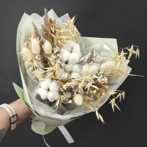 Букет из сухоцветов, артикул F1338435 - 2951 рублей, доставка по городу. Flawery - доставка цветов