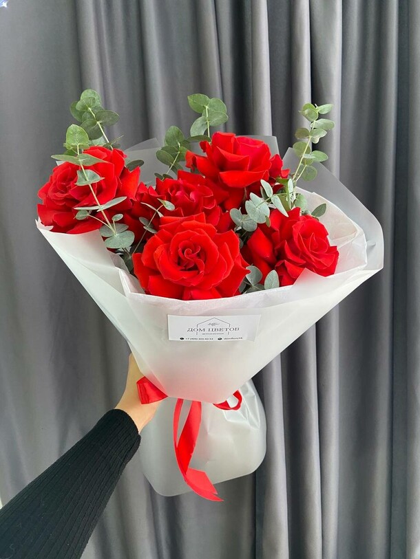 Букет с французской розой, артикул F1244120 - 5000 рублей, доставка по городу. Flawery - доставка цветов