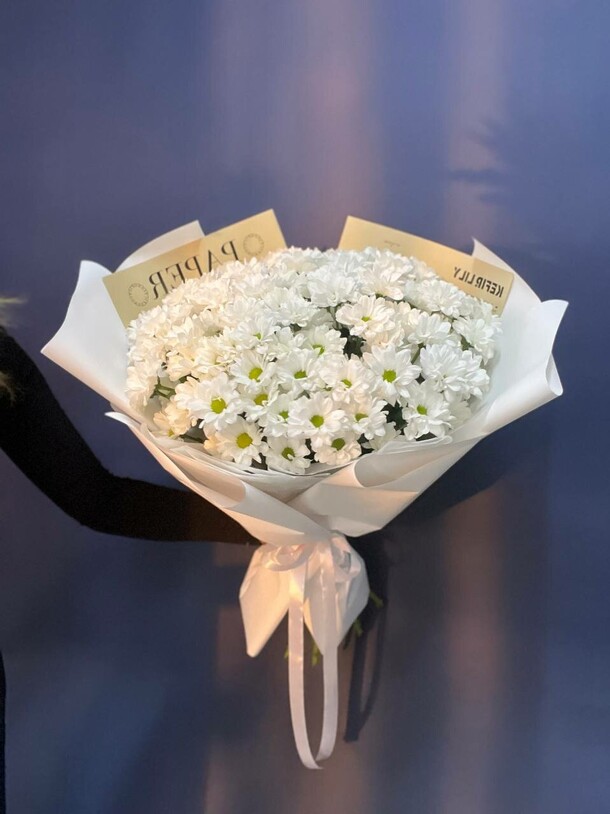 Кустовые хризантемы, артикул F1332118 - 8100 рублей, доставка по городу. Flawery - доставка цветов