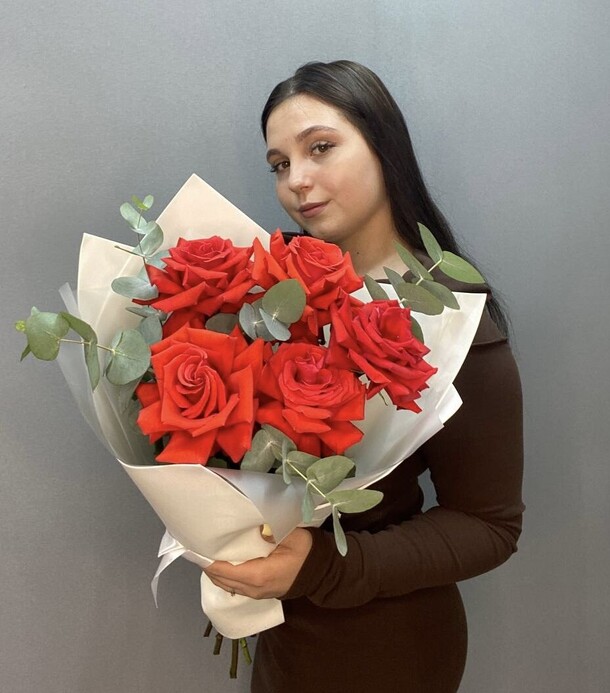 Букет французских роз «моя любовь», артикул F1454949 - 4223 рублей, доставка по городу. Flawery - доставка цветов