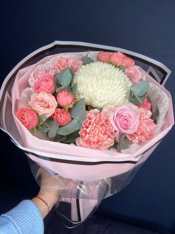 Букет "гармония природы", артикул F1243733 - 5856 рублей, доставка по городу. Flawery - доставка цветов