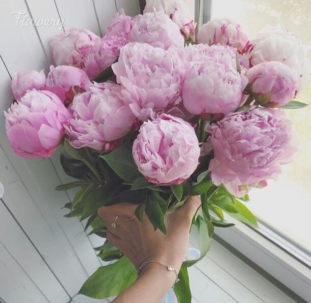 Букет из пионов, артикул F25841 - 20496 рублей, доставка по городу. Flawery - доставка цветов