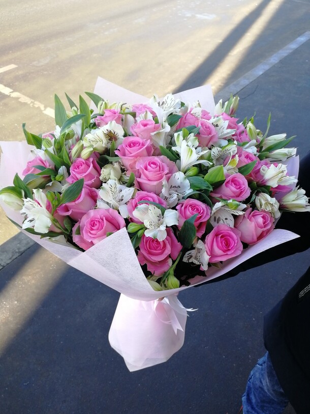 Розовое счастье., артикул F28437 - 9999 рублей, доставка по городу. Flawery - доставка цветов