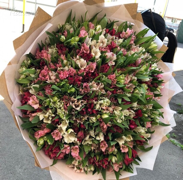 Микс альстромерия, артикул F43630 - 24889 рублей, доставка по городу. Flawery - доставка цветов