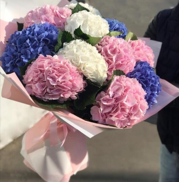 Микс гортензия, артикул F81590 - 19032 рублей, доставка по городу. Flawery - доставка цветов