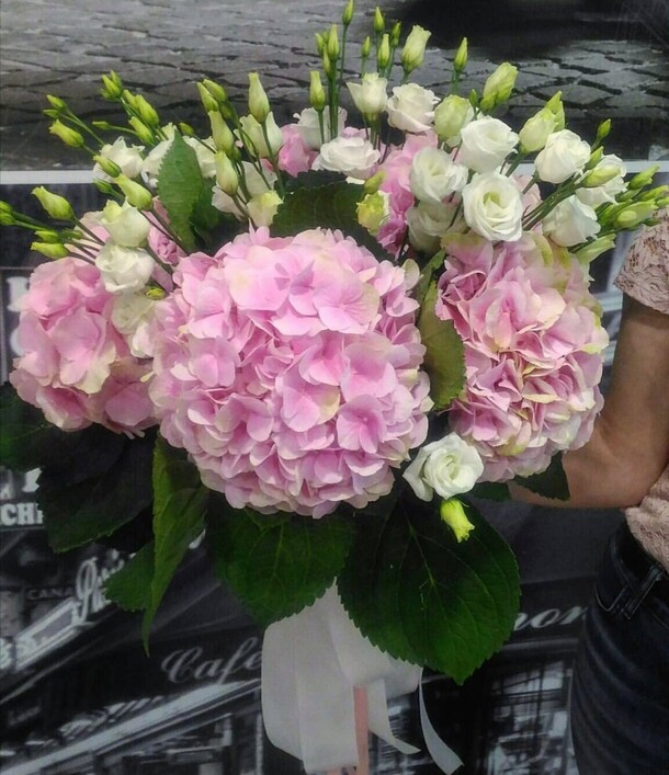 Семь гортензия, артикул F81592 - 24156 рублей, доставка по городу. Flawery - доставка цветов