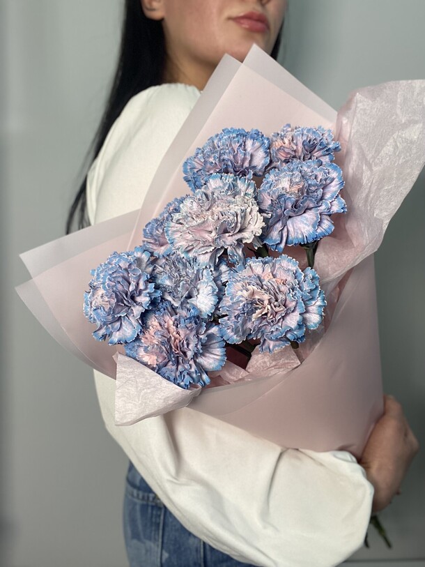 Букет сортовых диантусов, артикул F1249613 - 2950 рублей, доставка по городу. Flawery - доставка цветов