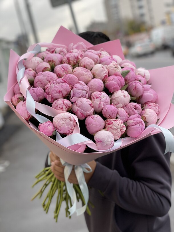 Пионы, артикул F1147896 - 60105 рублей, доставка по городу. Flawery - доставка цветов