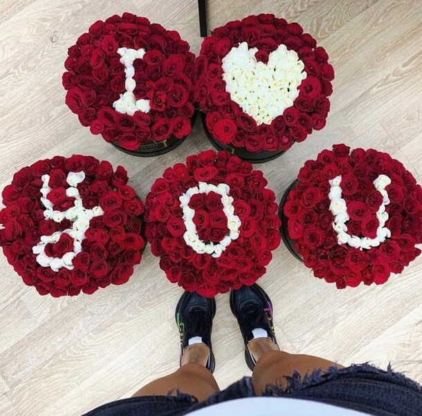 I love you, артикул F68353 - 123967 рублей, доставка по городу. Flawery - доставка цветов