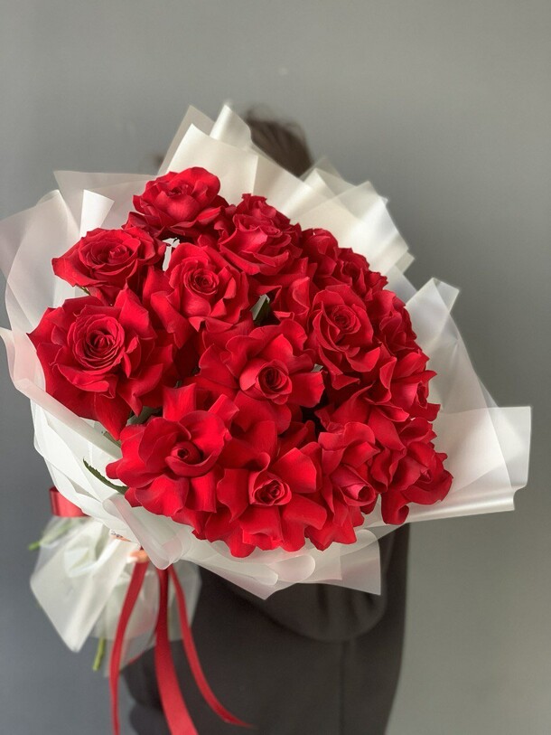 Красное пламя, артикул F1198429 - 7000 рублей, доставка по городу. Flawery - доставка цветов