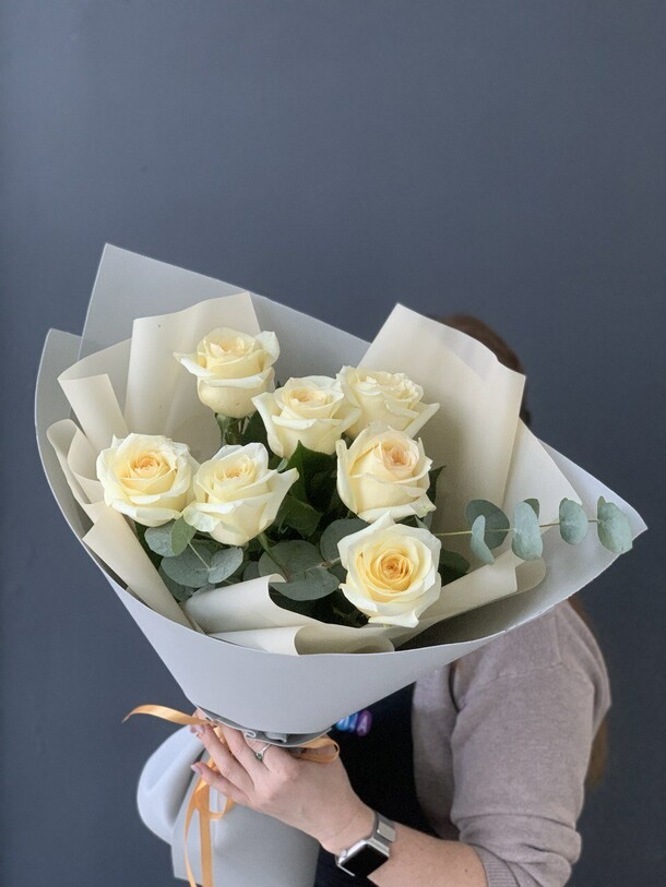 Белоснежная любовь, артикул F1233242 - 4850 рублей, доставка по городу. Flawery - доставка цветов