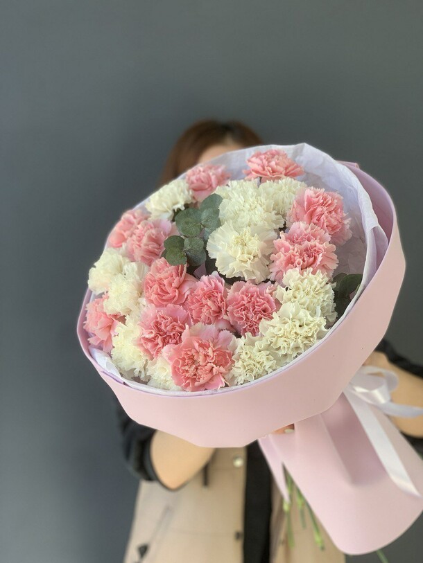 Любимые диантусы, артикул F1271886 - 5200 рублей, доставка по городу. Flawery - доставка цветов