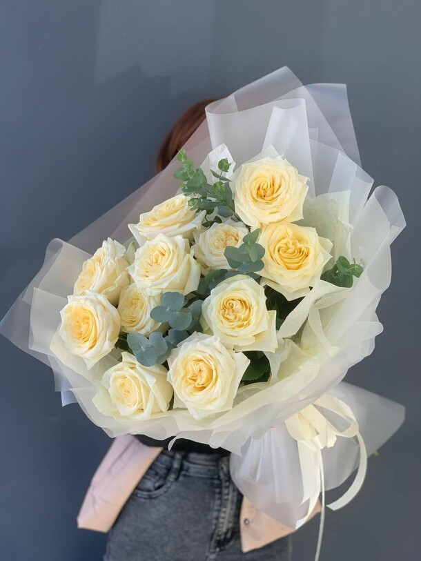 Медовые розы, артикул F1287200 - 5500 рублей, доставка по городу. Flawery - доставка цветов